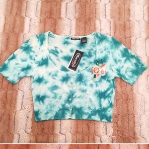 NWT Mandee Tye Dye Sweater